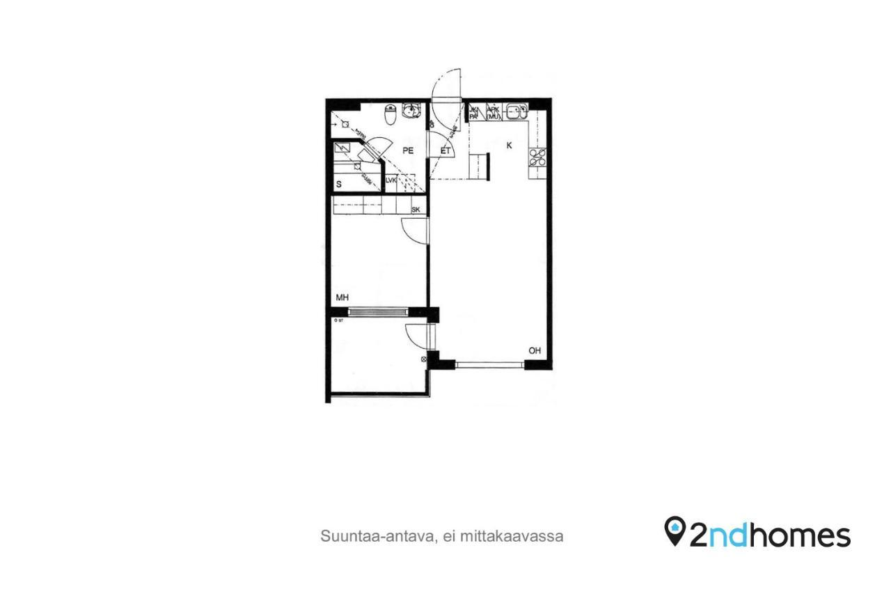 Floor 1br In Tampella With Free Parking, Sauna & Balcony - Hosted By 2ndhomes *